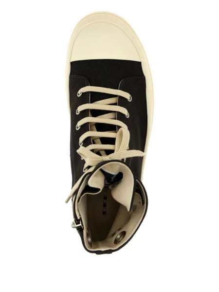 Sneakerși Rick Owens Drkshdw cu șireturi din dantelă negru