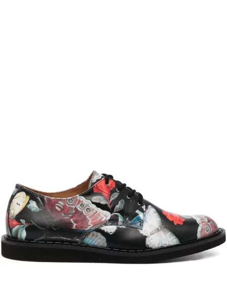 Oxford Undercover cu imagine din țesătură twill negru