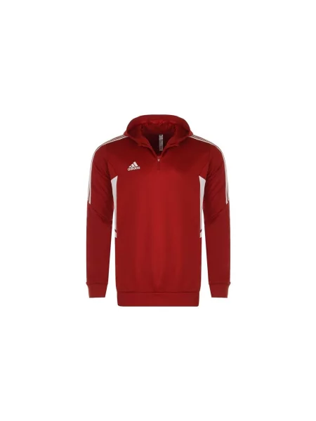 Majica Adidas s kapuljačom crvena