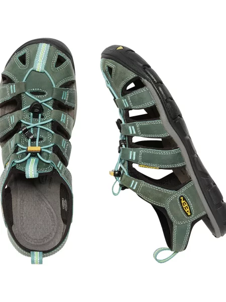 Sneakers KEEN Clearwater Cnx Leather Mineral Blue/ Yellow EUR 37 μπλε
