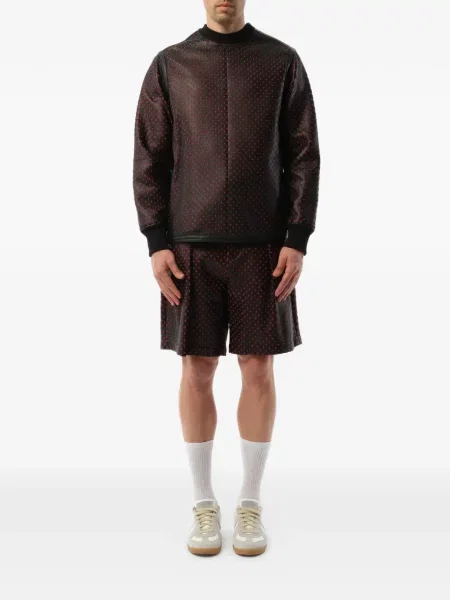 Pulover Givenchy din piele negru