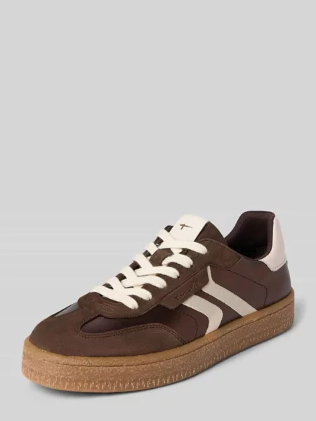 Sneakersy z prawdziwej skóry Tamaris