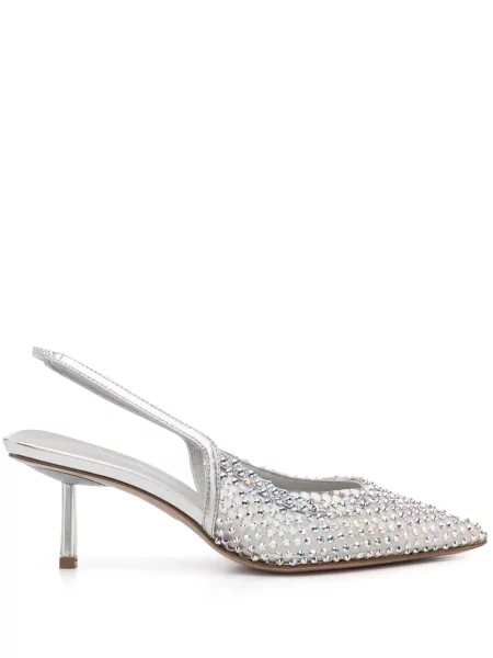 Pantofi cu toc Le Silla slingback gri
