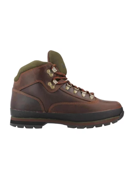 Šnurovacie čipkované trekingové čižmy Timberland hnedá