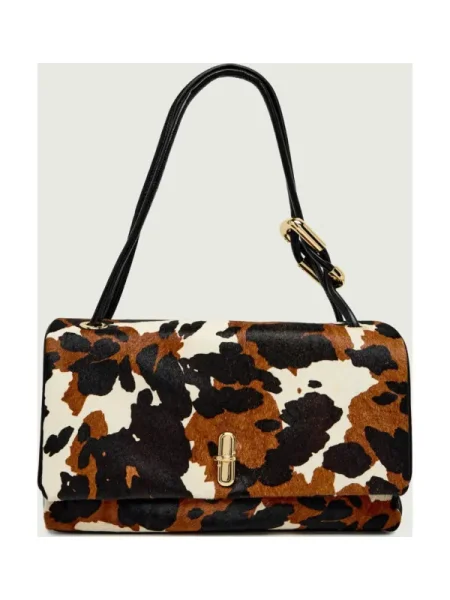 Marc Jacobs De piele geantă pe umăr The Cow Haircalf Large Dual Bag