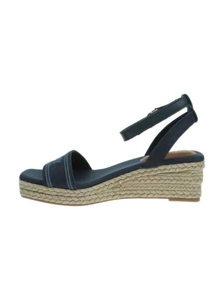 Tommy Hilfiger Espadrile Tommy Hilfiger Espad Mid Wedge Tamnoplava