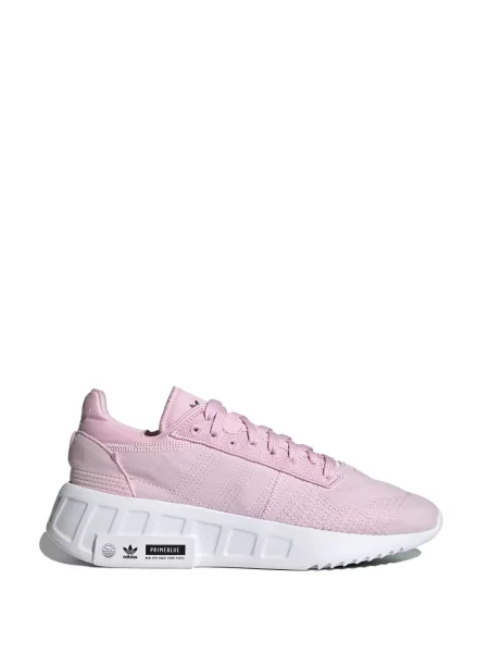 Sneakerși Adidas Deerupt din piele cu autograf alergare alb