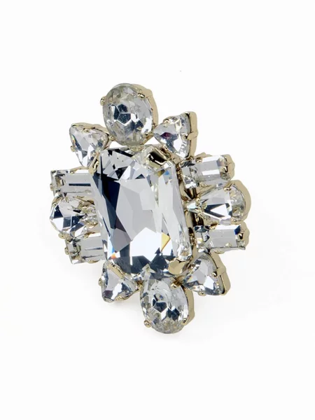 Inele Anello Dei Dei placcato oro con cristalli Swarovski auriu