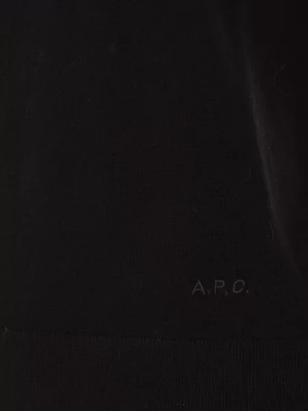 Pulover A.p.c. cu broderie negru