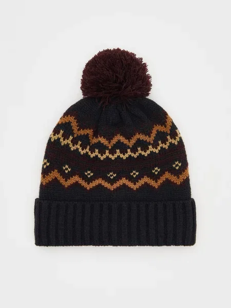Шапка Reserved с помпоном