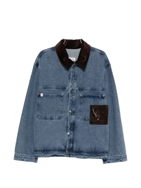 Яке Charles Jeffrey Loverboy от рипсено кадифе синьо