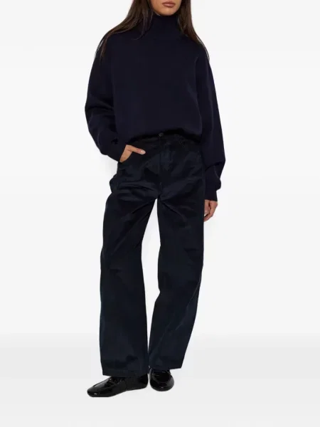 Pantaloni Róhe de catifea cord albastru
