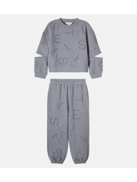 Gyerek melegítő szett Stella Mccartney szürke