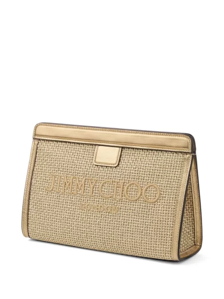 Geantă plic Jimmy Choo cu autograf