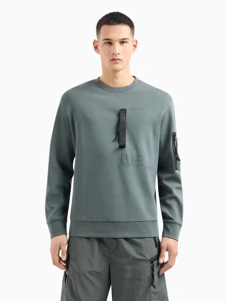 Свитшот Armani Exchange серый