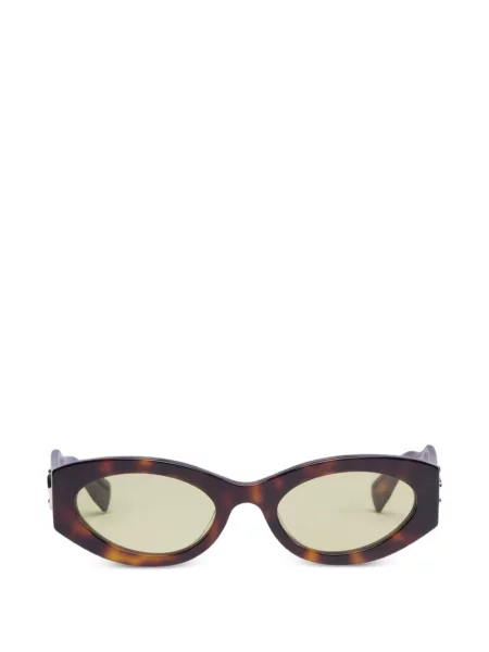 Ovalne sunčane naočale Viktor & Rolf smeđa