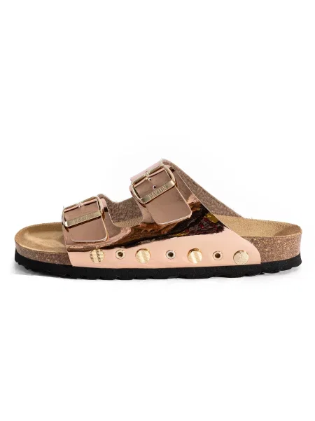 Bayton Saboți RIVALTA auriu roz