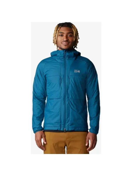 Kurtka z kapturem Mountain Hardwear Kor AirShell Warm aqua XL niebieska