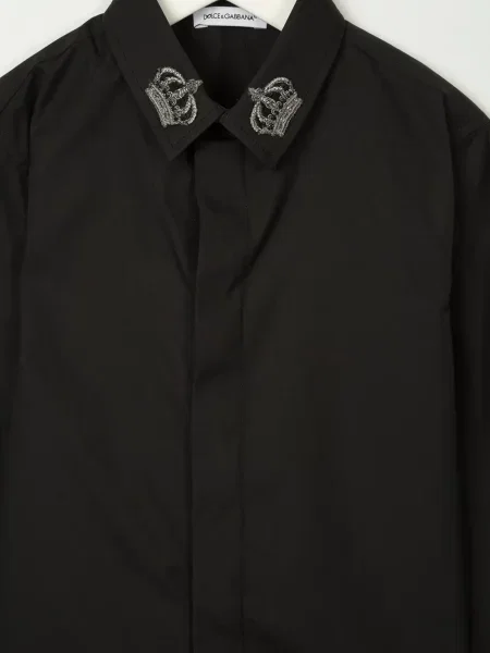 Dětska košile Dolce & Gabbana černá
