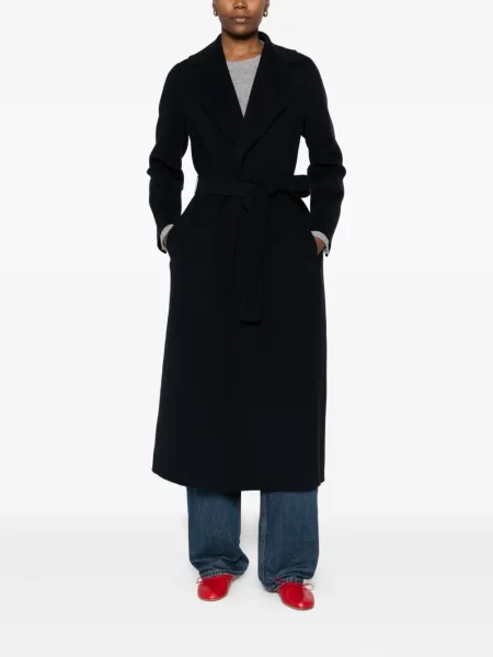 Vilnonis paltas 's Max Mara mėlyna