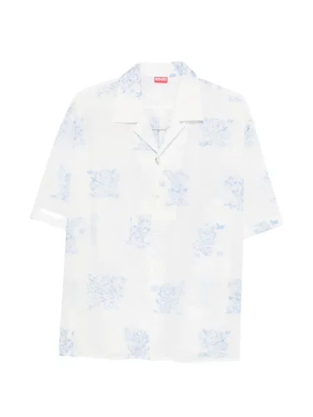 Риза Kenzo бродирана бяло