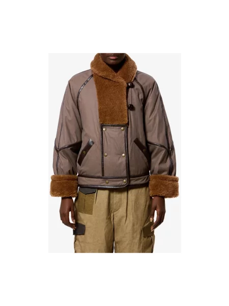 Parka Isabel Marant brązowa