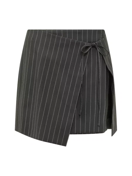 Mała mały spódnica mini Sportmax wełniana czarna