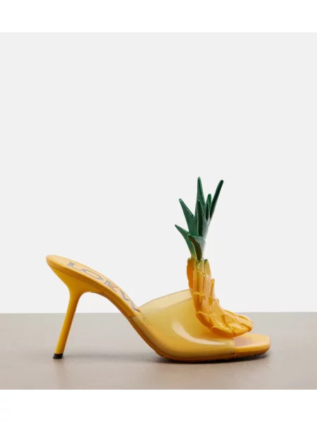 Papuci tip mules Loewe galben