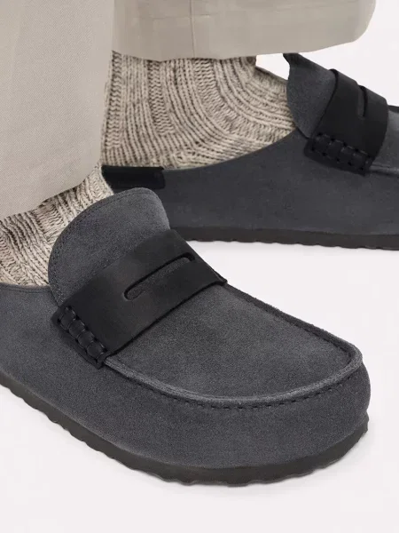 Замшевые мюли Birkenstock