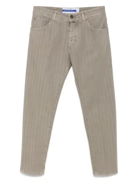 Kalhoty Jacob Cohen hnědé