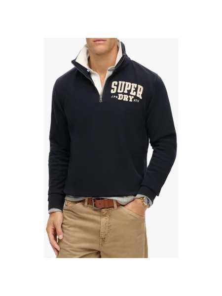 Palton Superdry albastru