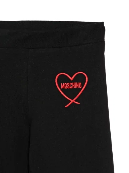 Legginsy dziecięce Moschino czarne