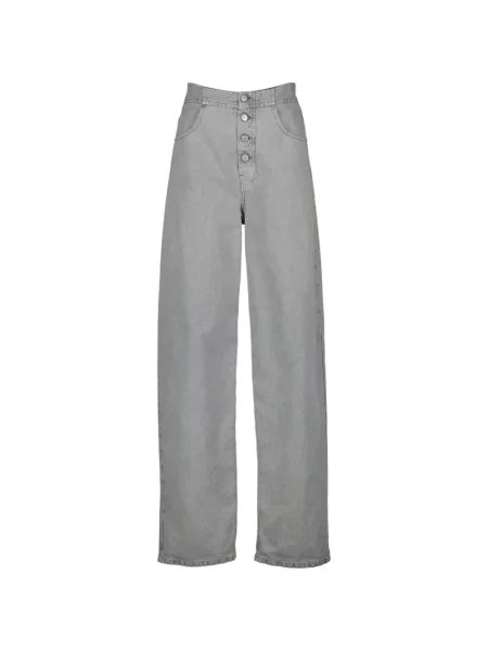 Blugi Mm6 Maison Margiela din piele gri