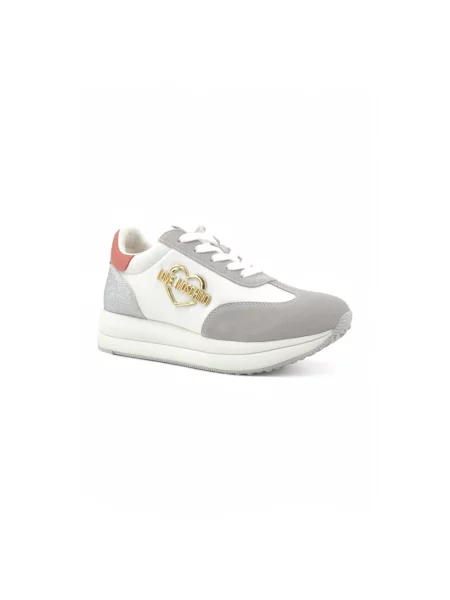 Sneakersy Love Moschino białe