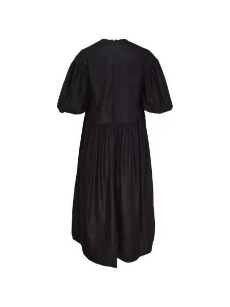 Rochie midi Simone Rocha cu funde negru