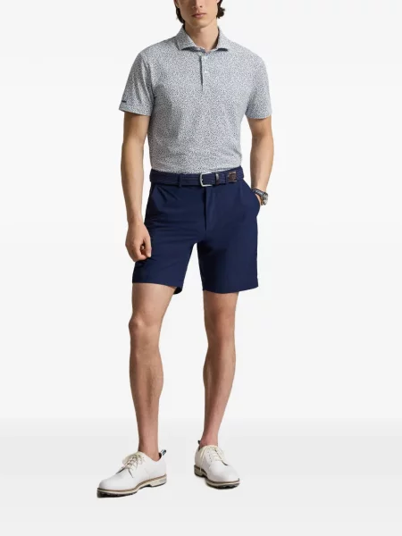 Kratak polo majica Rlx Ralph Lauren s printom plava