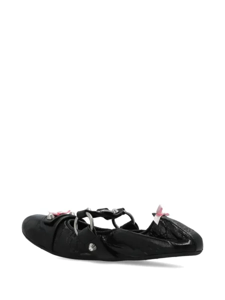 Inel Balenciaga cu tepi negru