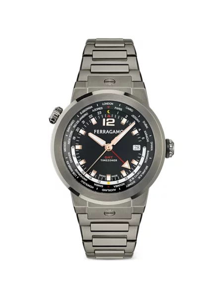 Zegarek Ferragamo czarny