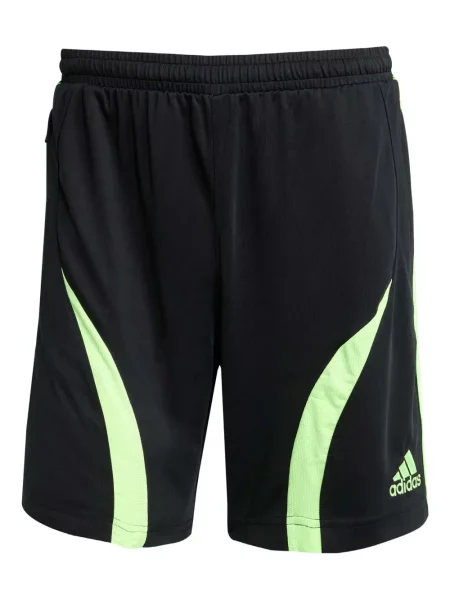 Pantaloni scurți Adidas de jumătate de fermoar negru
