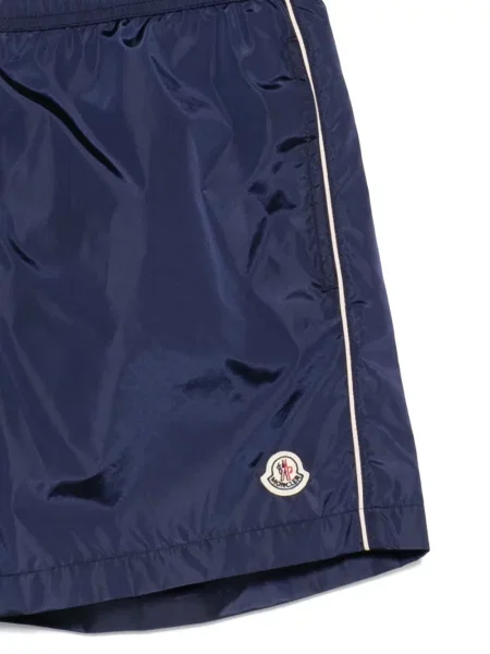 Slip de baie Moncler cu cordon albastru