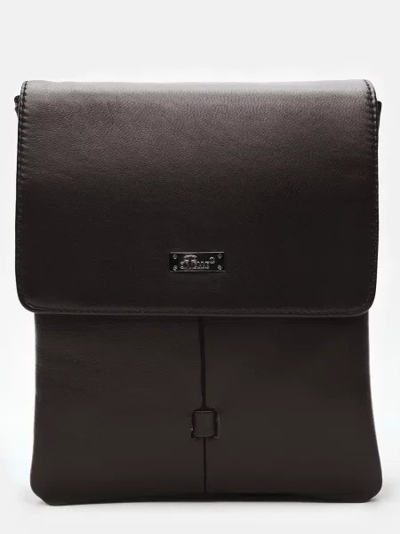 Кожаная сумка через плечо Ricco Grande коричневая