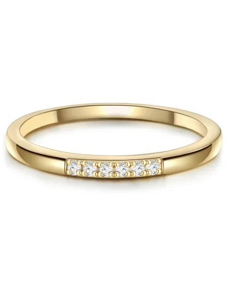 Glanzstücke München Prstan zlato-rumena / transparentna rumena