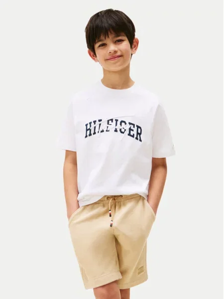 Dětské tričko Tommy Hilfiger bílé