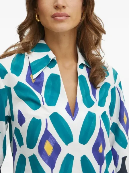 Rochie midi Luisa Spagnoli cu imagine până la genunchi de costum albastru