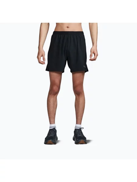 Pantaloni scurți de alergare pentru bărbați Saucony Outpace 5" black negru