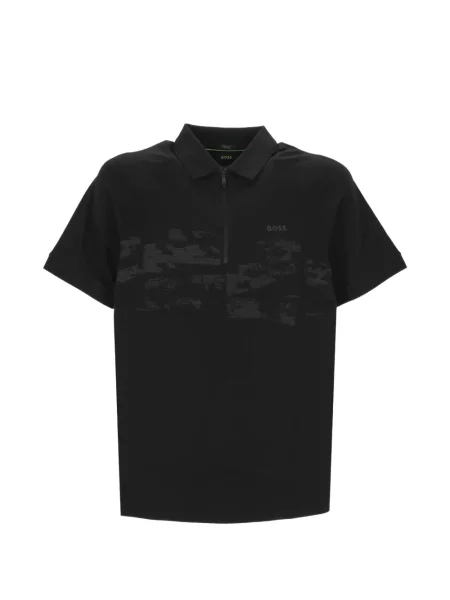 Tricou polo Boss cu imagine negru