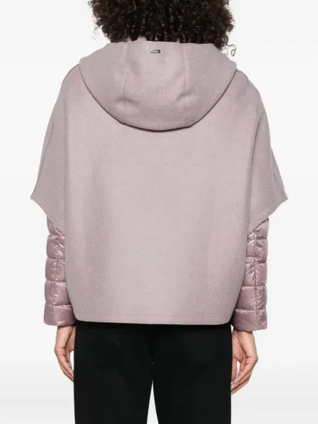 Geacă cu puf Herno cu glugă violet