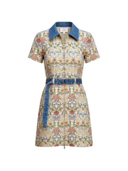 Rochie mini Cinq A Sept cu model floral cu imagine