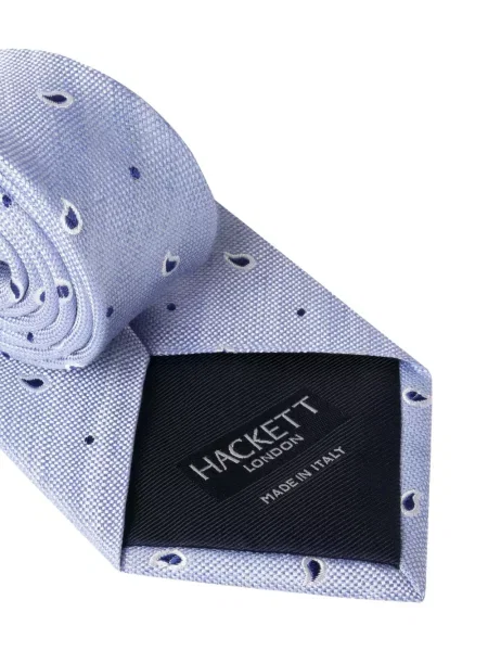 Cravată Hackett London cu model paisley albastru