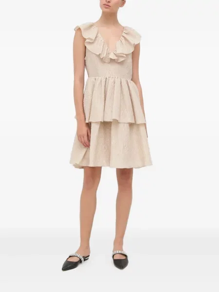 Rochie mini Custommade cu volane de costum